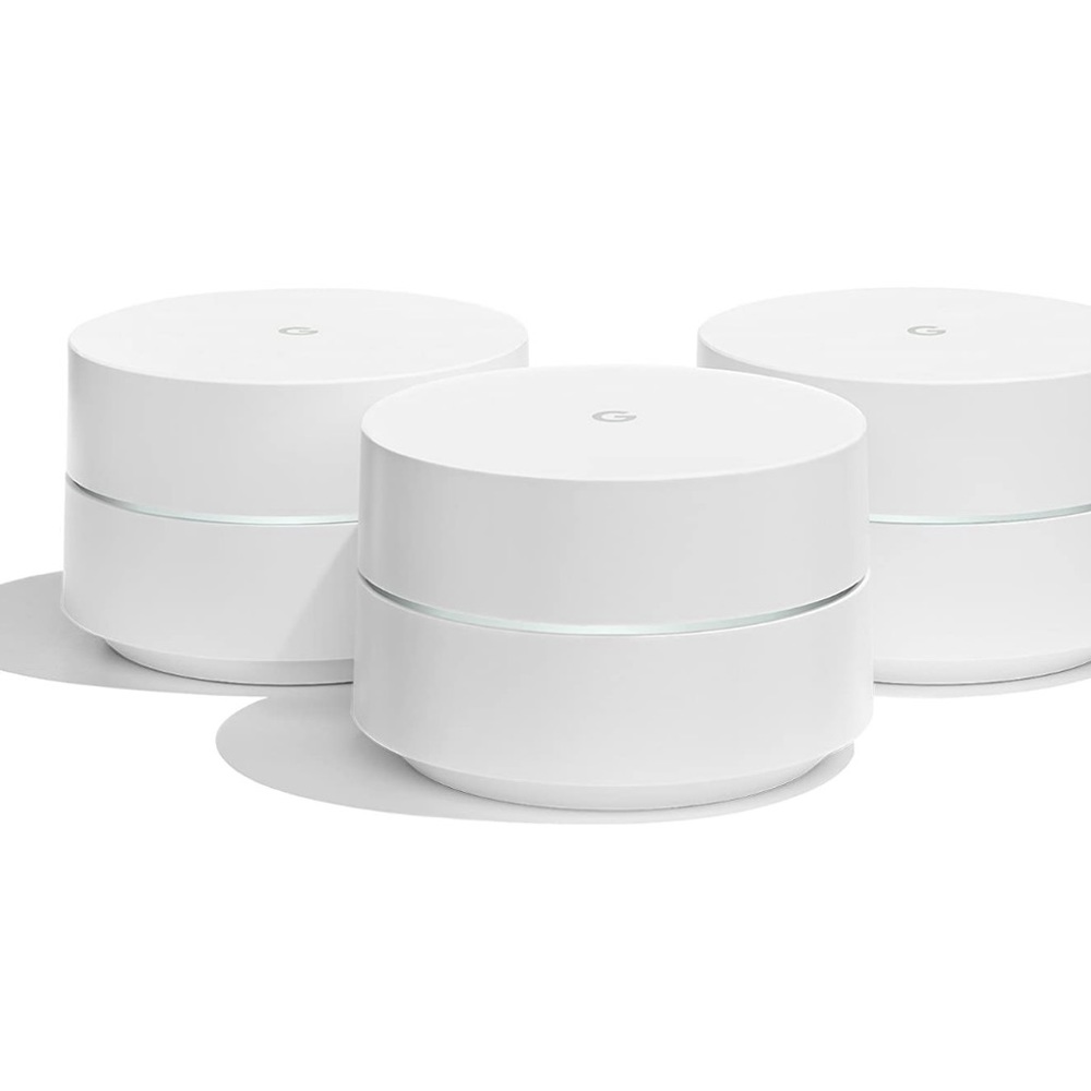 Google WiFi system, 3-Pack - Router Replace for Whole Home (NLS-1304-25),White